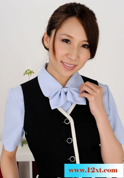 藍衫肉絲黑裙制服美女50P