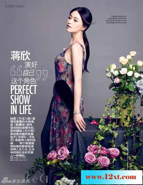 蒋欣淡雅的知性美15P