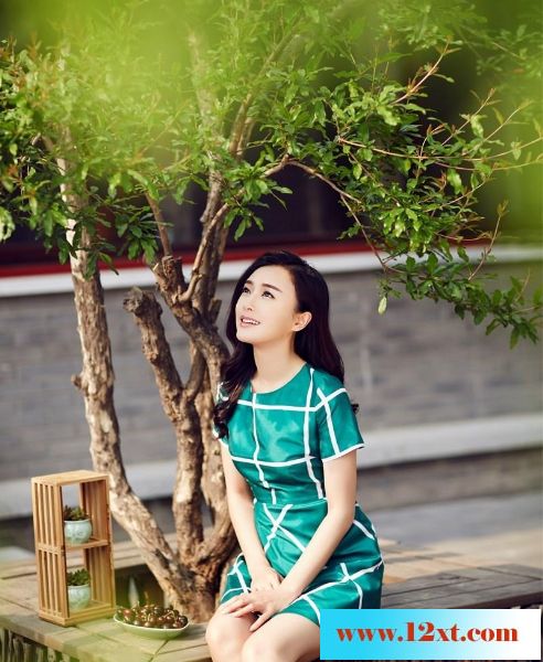秦岚性感红唇更令其倩影动人16P