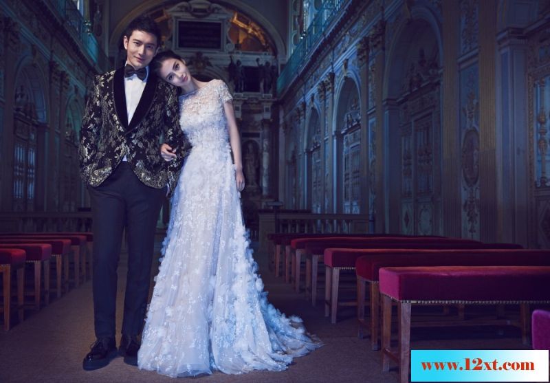 Angelababy婚纱照10P