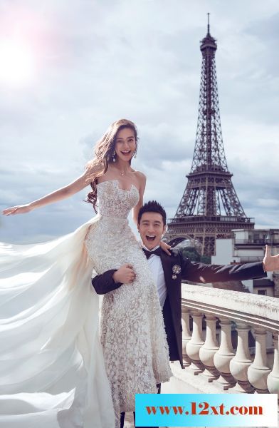 Angelababy婚纱照10P