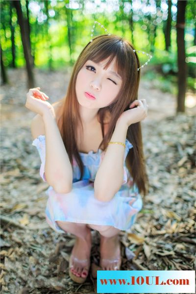 可爱猫咪女生俏皮小清新10P