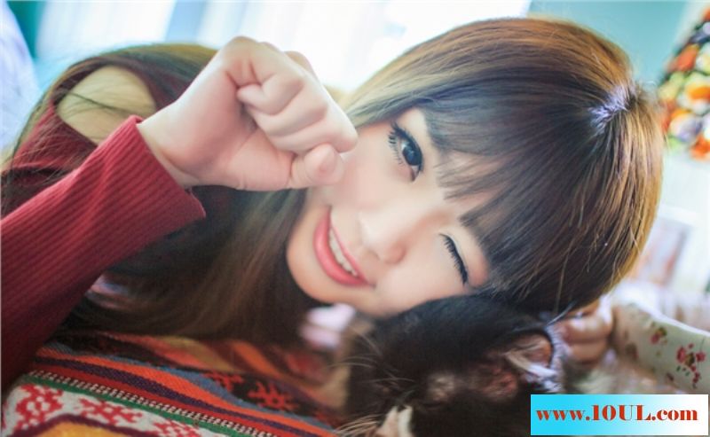 可爱猫咪女生俏皮小清新10P