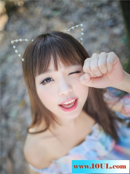 可爱猫咪女生俏皮小清新10P