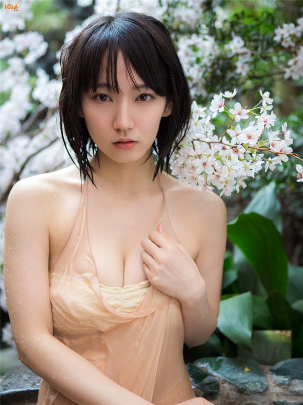 春季泡温泉中的湿身美妞【14P】