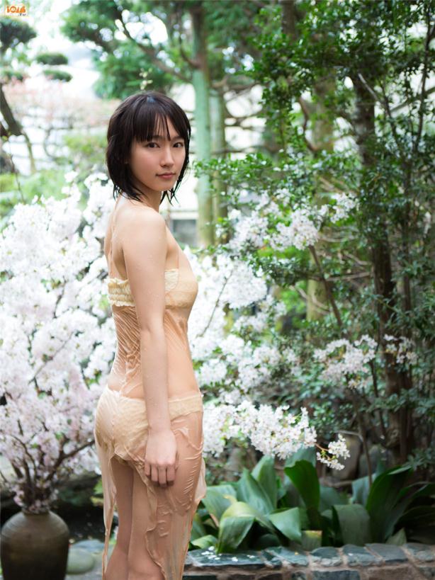 春季泡温泉中的湿身美妞【14P】