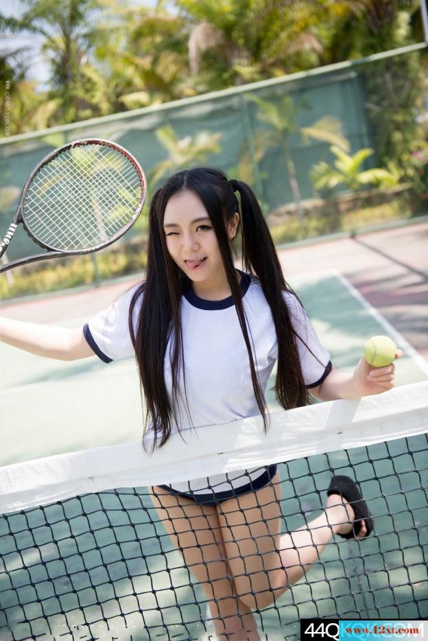 马尾辫的学妹爱网球-【12P】