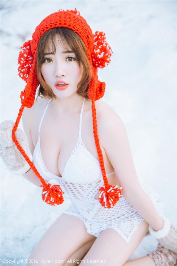 美丽冻人冰天雪地唯美女孩【10P】