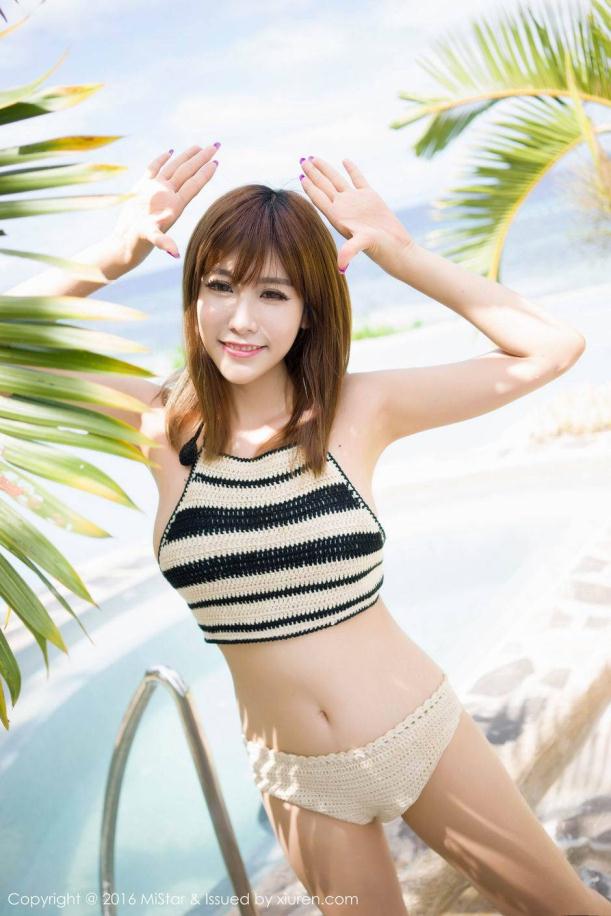 薄荷岛海边阳光美眉【10P】