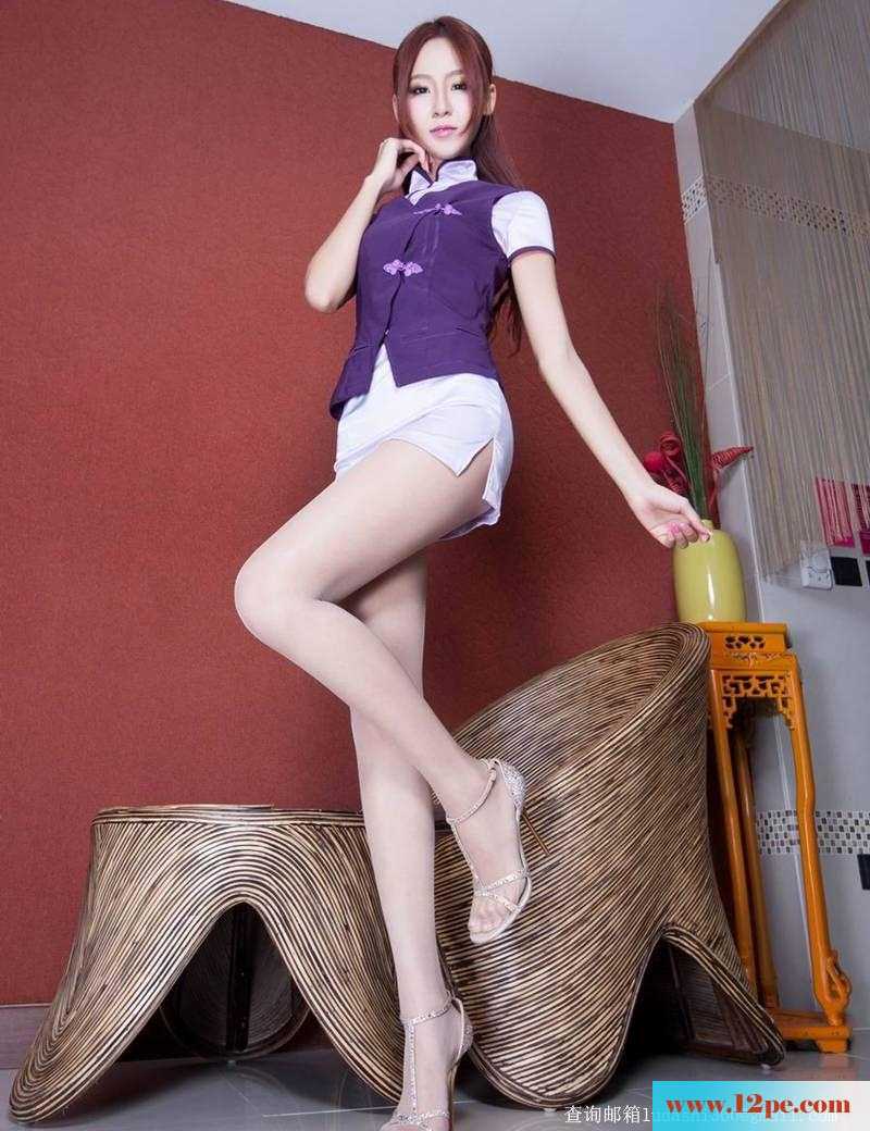 台湾美女旗袍丝袜高清写真(12P)