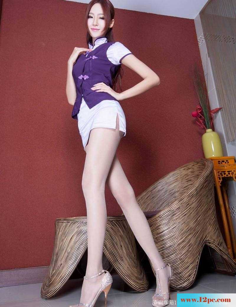 台湾美女旗袍丝袜高清写真(12P)