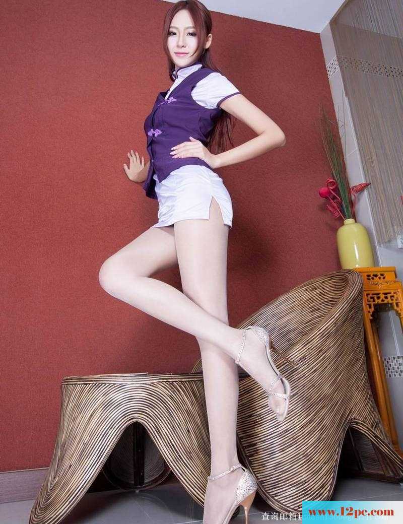 台湾美女旗袍丝袜高清写真(12P)