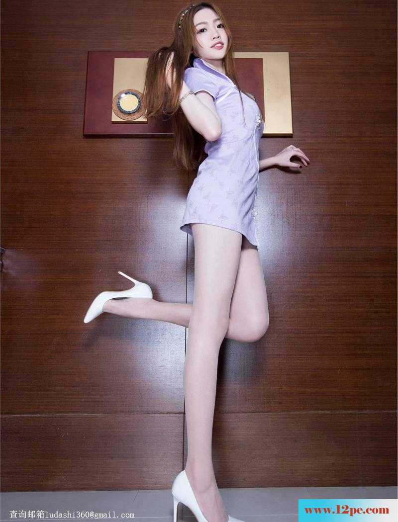 小清新腿模肉丝高跟迷人写真(14P)