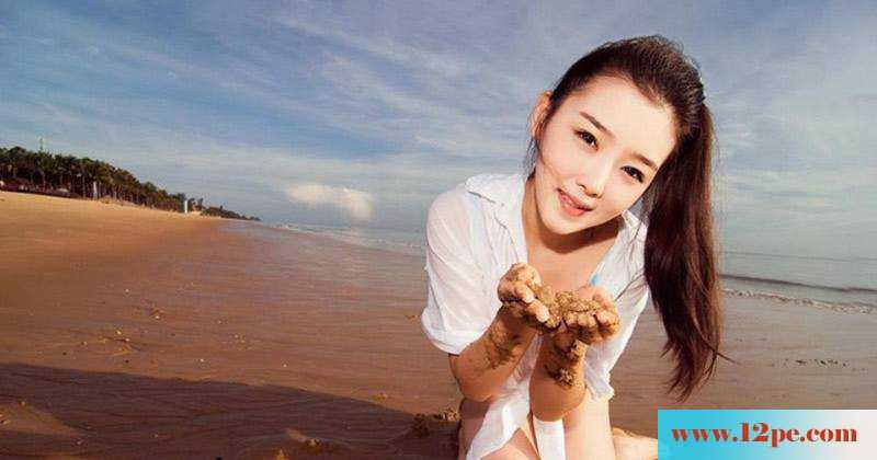 赵已晨海滩清凉写真美腿展现极致(10P)