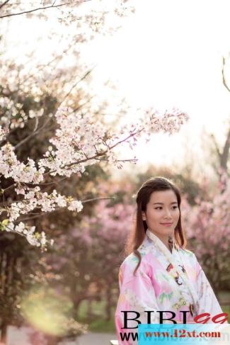 岛国的国花和古典女子