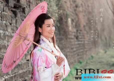 岛国的国花和古典女子