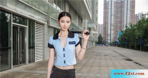 经典丝袜美腿外拍115CM长腿警员(20P)