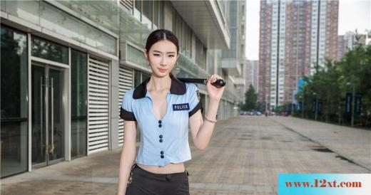 经典丝袜美腿外拍115CM长腿警员(20P)
