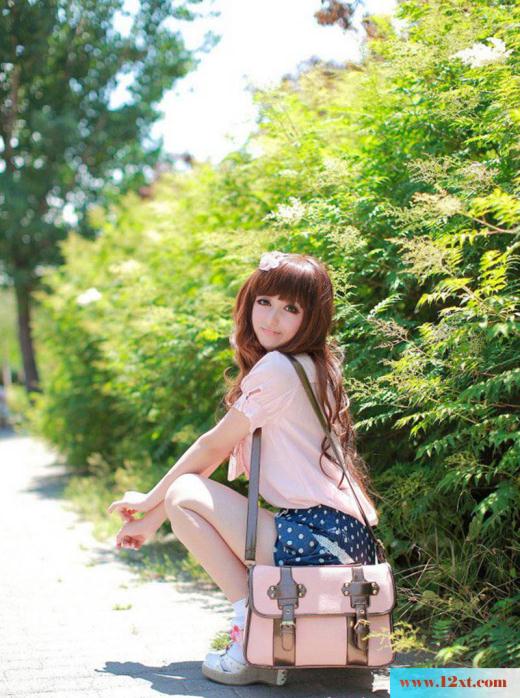 可爱芭比娃娃王梦实公园写真(17P)