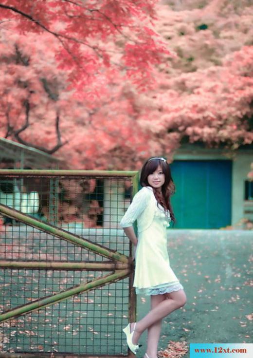 清纯美女小露玉腿有点小性感(10P)