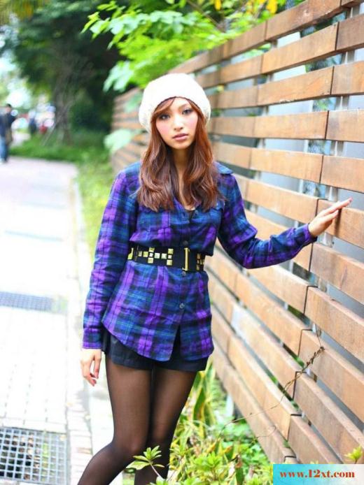 修长的双腿尽SHOW性感黑丝袜(13P)