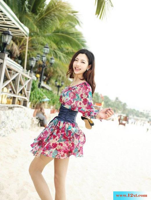 高挑的美女凯蒂的三亚行(17P)