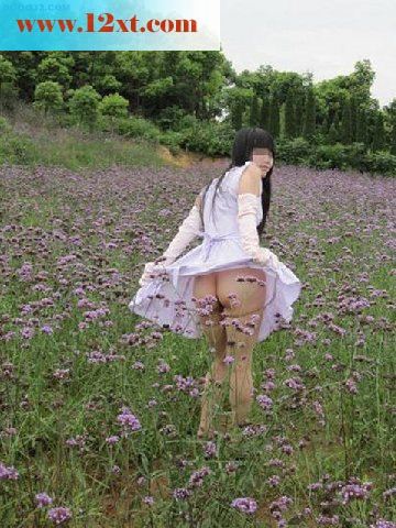 连衣裙配上薰衣草再加上暴露的少女[16P]