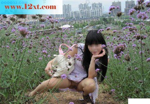 连衣裙配上薰衣草再加上暴露的少女[16P]