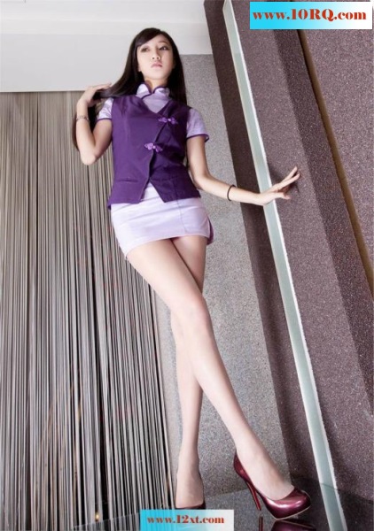 旗袍美腿美女肉丝写真(17P)